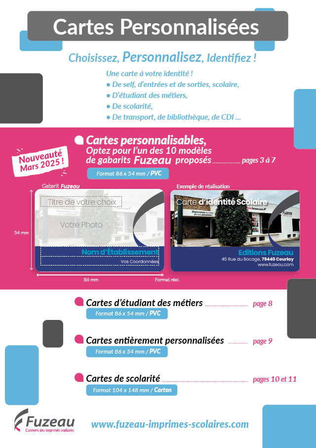 Dépliant Cartes FUZEAU