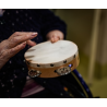 Tambourin | Peau aturelle | Ø 15 CM + 8 CYMBALETTES | Fuzeau Séniors