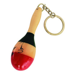 Porte Clés | Maracas | En Bois | Fuzeau Séniors