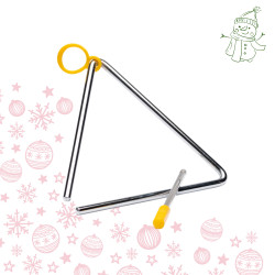 Triangle | 16 cm |Son Cristallin | Fuzeau Séniors