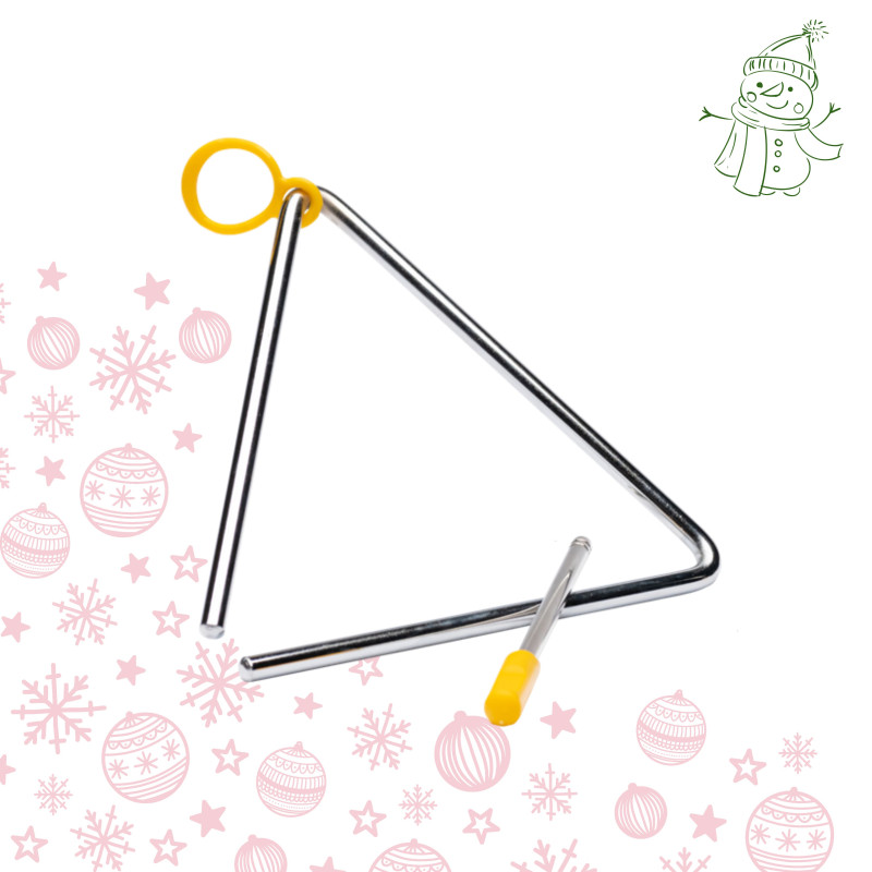 Triangle | 16 cm |Son Cristallin | Fuzeau Séniors