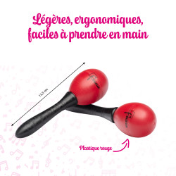 Lot | 20 Paires | Oeufs Sonores Maracas | Fuzeau Séniors