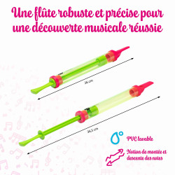 Flûte à Coulisse | En Plastique | Fuzeau Séniors