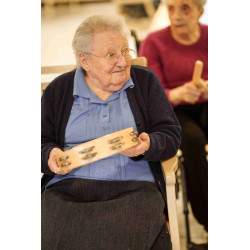 Couronne En Bois | 12 Paires de Cymbalettes | Fuzeau Séniors