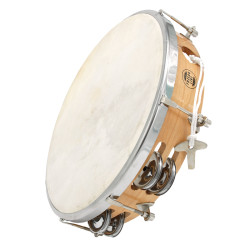 Tambourin | Peau Naturelle | Ø 25 cm | Bien-Etre Cognitif | Fuzeau Séniors