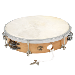 Tambourin | Peau Naturelle | Ø 25 cm | Bien-Etre Cognitif | Fuzeau Séniors