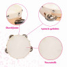 Tambourin | Peau aturelle | Ø 15 CM + 8 CYMBALETTES | Fuzeau Séniors