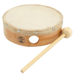 Tambourin | Ø 15 cm | Peau Naturelle | Fuzeau Séniors