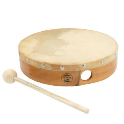 Tambourin sans Cymbalettes| Ø 20 CM | Bois | Fuzeau Séniors