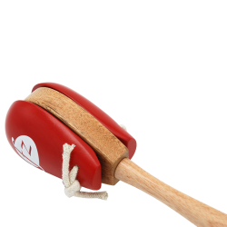 Castagnettes à Manche | En Bois | Fuzeau Séniors