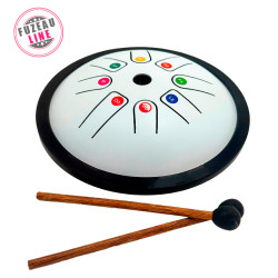 TONGUE DRUM | MODELE SOUCOUPE | 8 POUCES | FUZEAU SENIORS