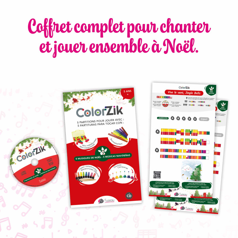 Partitions | Noël | Codes Couleurs | Fuzeau Snéiors