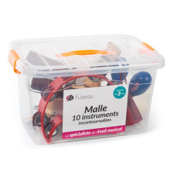 Malle 10 Instruments | Sélection de Percussions | Fuzeau Séniors