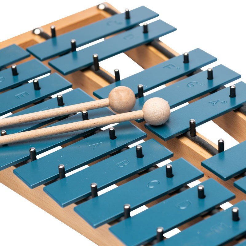 Carillon Métallique Chromatique Rockstar AX27N 27 Touches - Avec Étui Et Baguettes, Idéal Débutants