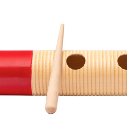 Guiro 35 cm | En bois | Instrument à Gratter | Fuzeau Séniors