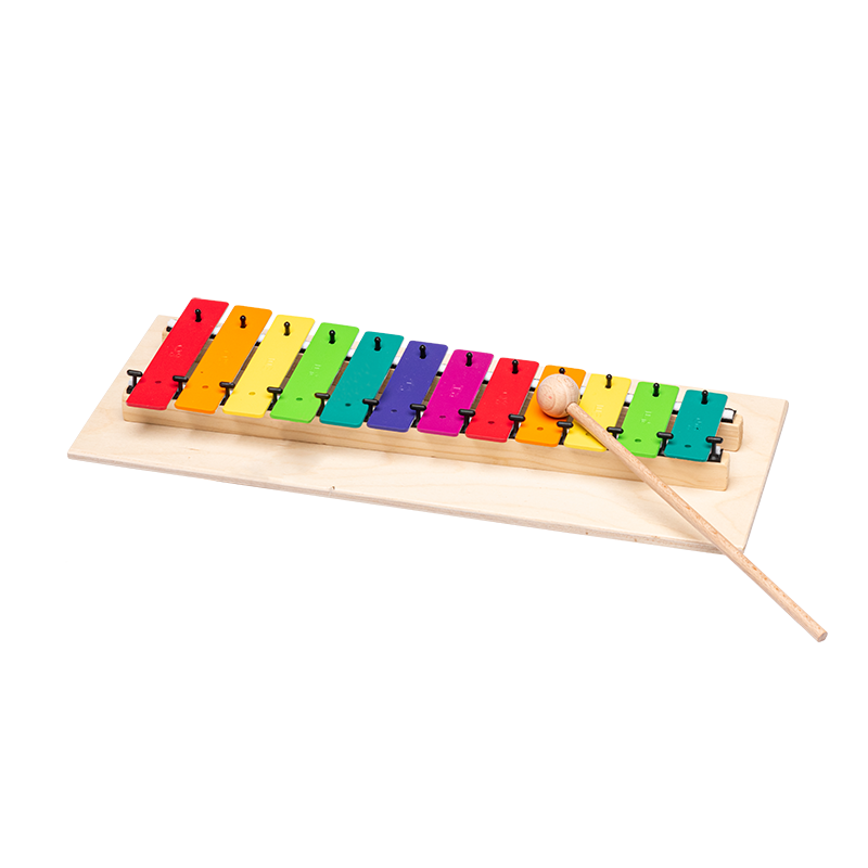 Carillon Soprano | 12 Lames Colorées sur Table | Fuzeau Séniors