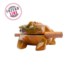 Grenouille Guiro | 10 cm | En bois | Motricité Fine | Fuzeau Séniors