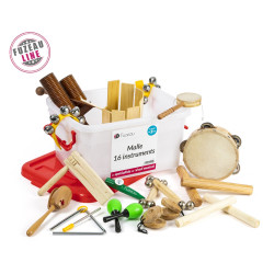 Malle Complète | 16 Instruments | Percussions | Fuzeau Séniors