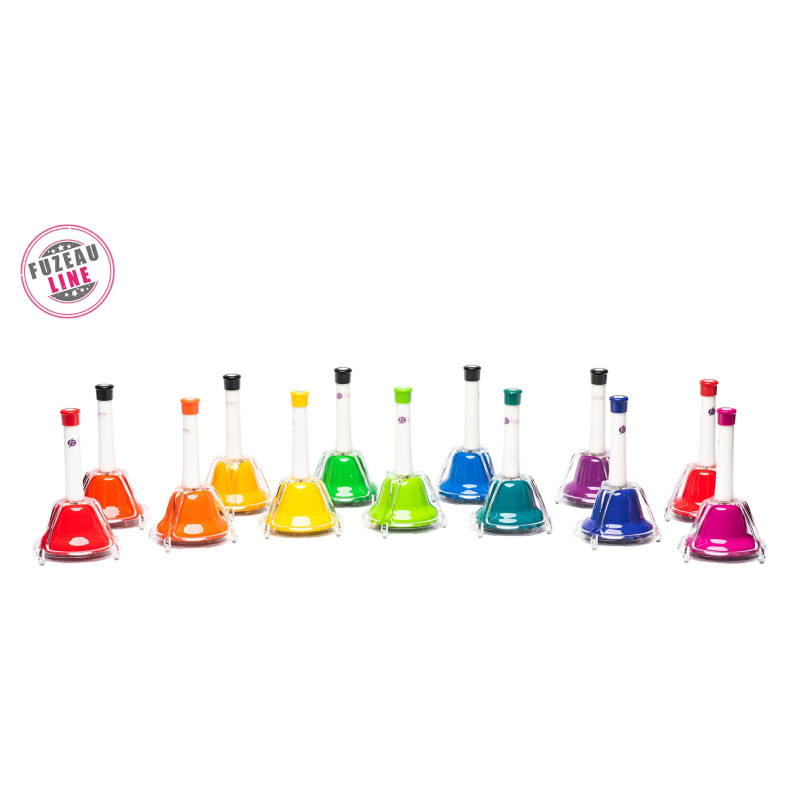 Jeu de 13 Cloches | Colorées | Accordées | Fuzeau Séniors