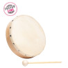 Tambourin sans Cymbalettes| Ø 20 CM | Bois | Fuzeau Séniors