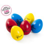 LOT DE 3 PAIRES D'OEUFS SONORES DE COULEURS