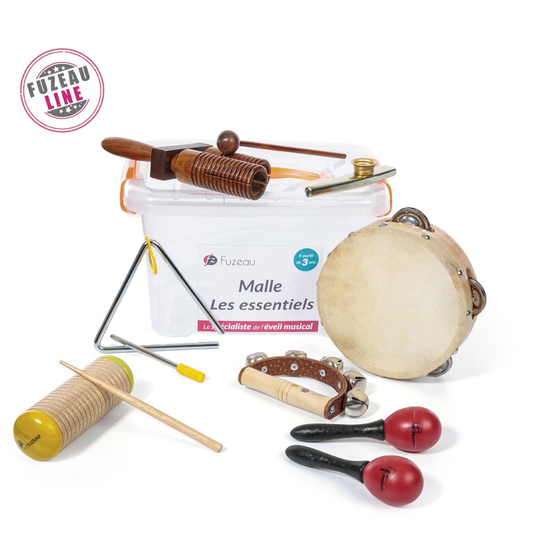 Malle 7 Instruments | Les Essentiels | Percussions | Fuzeau Séniors