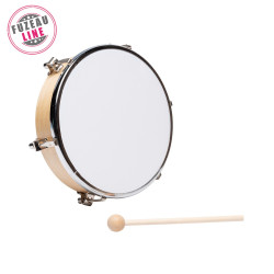 TAMBOURIN DE DIAMETRE 20 CM AVEC PEAU SYNTHETIQUE