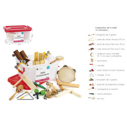 Malle Complète | 16 Instruments | Percussions | Fuzeau Séniors