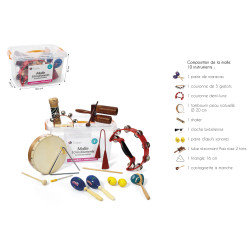 Coffret 10 Instruments | Sélection de Percussions | Fuzeau Séniors