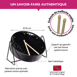 Steel Drum | Instrument Antillais | Fuzeau Séniors