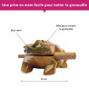 Grenouille Guiro | 10 cm | En bois | Motricité Fine | Fuzeau Séniors