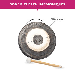 Gong ou Tam Chinois | Ø 30 CM | Bien Etre [ Fuzeau Séniors