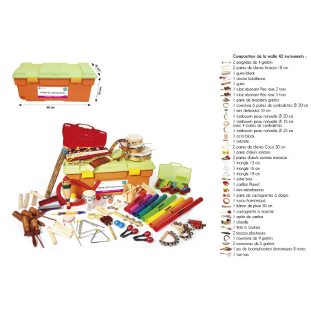 Malle 42 Instruments | Activités en Groupe | Fuzeau Séniors