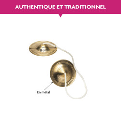 Crotales Indiennes | En Métal | Relaxation | Fuzeau Séniors