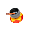 Bol Chinois | Bol Chantant | Ø 9 cm | Bronze | Fuzeau Séniors