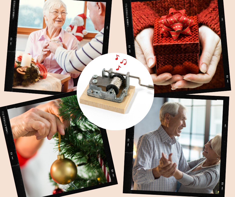 Boite à musique Noël pour les séniors